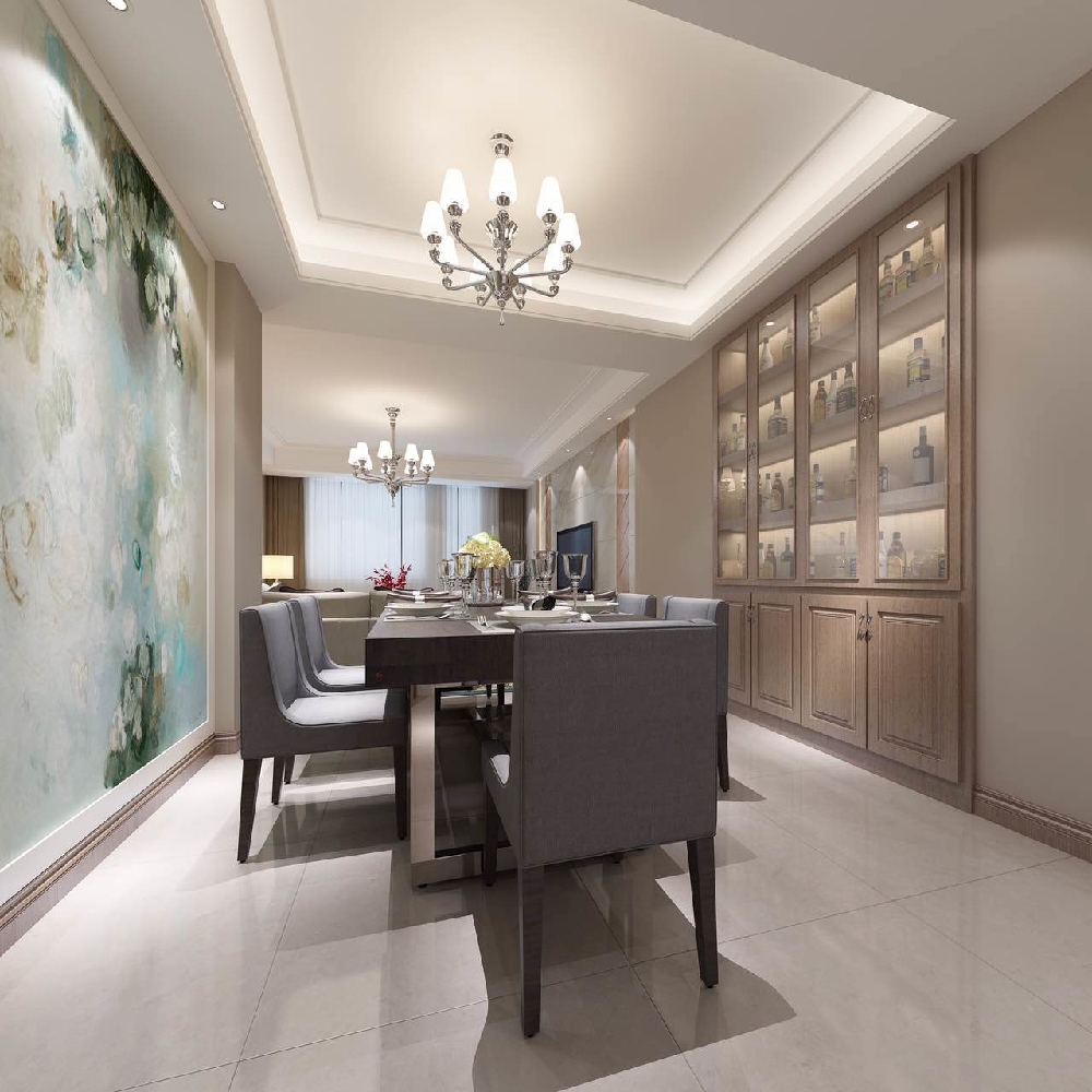 禹洲天境刘总新家历经设计师精心的设计，现在终于开工了。